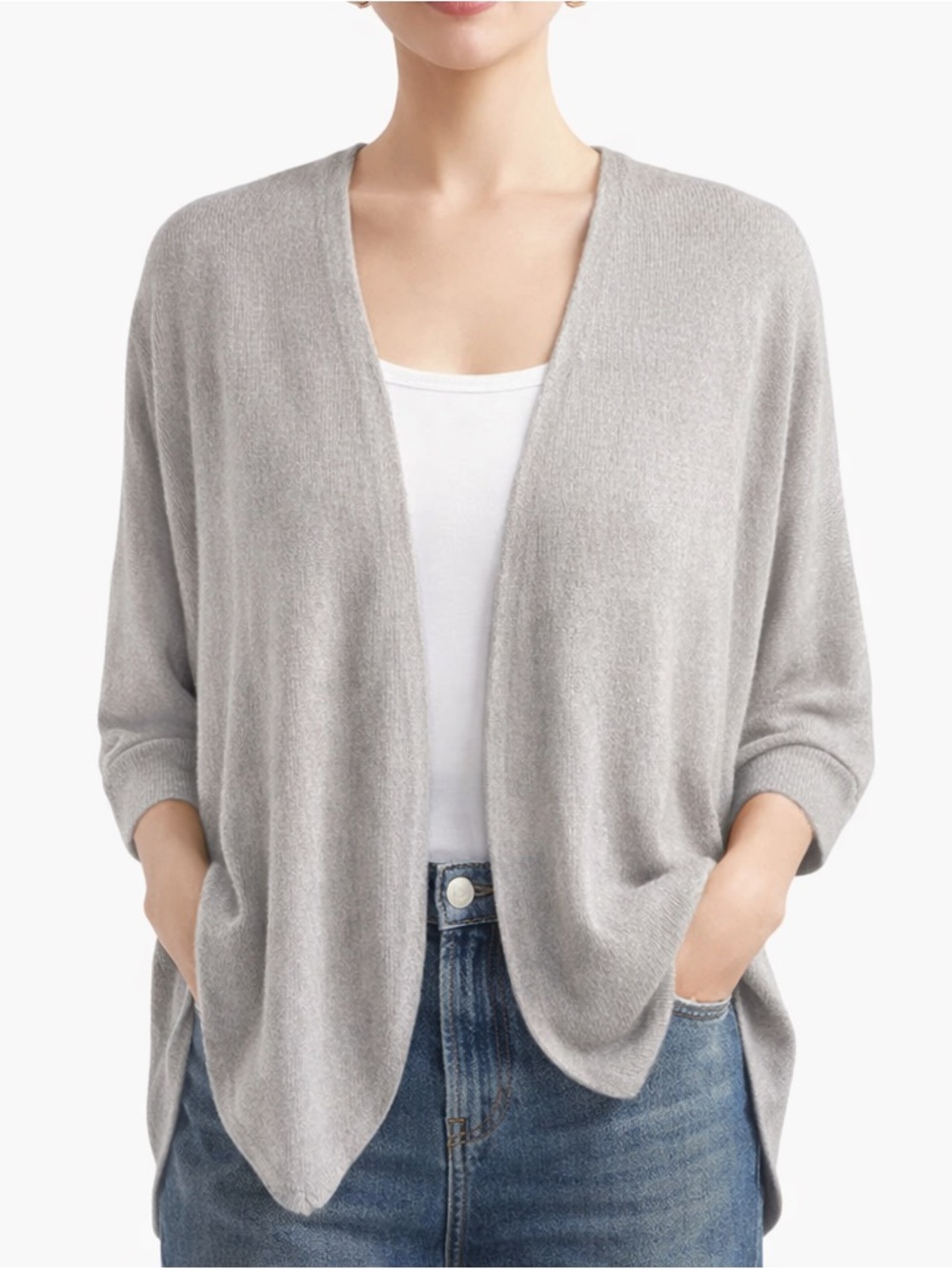 Women’s Lightweight Boho Casual Loose Fitting Sweater, Size S/M